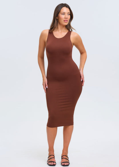 SnatchedKnit Halter Maxi Dress